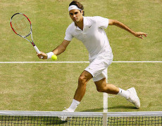 Il pallonetto di Federer…